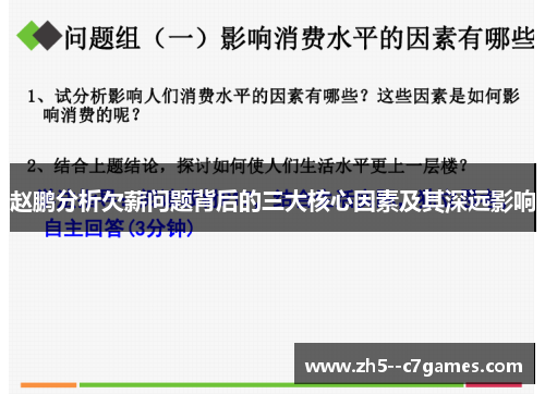 赵鹏分析欠薪问题背后的三大核心因素及其深远影响